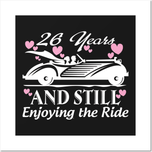 Anniversary Gift 26 years Wedding Marriage Posters and Art